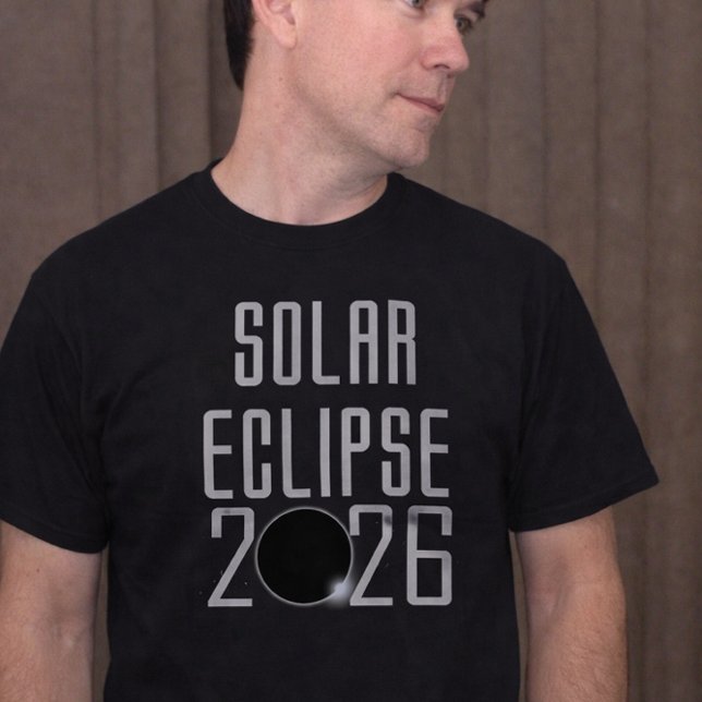 Sonnenfinsternis 2026  T-Shirt (Von Creator hochgeladen)