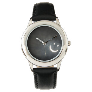 Sonnenfinsternis-Gesicht Armbanduhr
