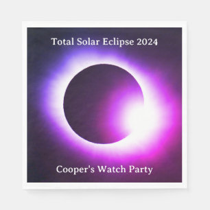 Sonnenfinsternis insgesamt 2024 serviette