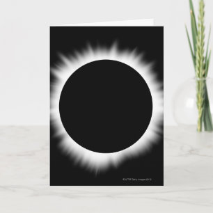 Sonnenfinsternis mit Korona Karte
