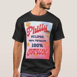 Sonnenfinsternis Philly Jawn Freunde T-Shirt