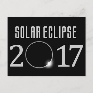 Sonnenfinsternis-Postkarte 2017 Postkarte