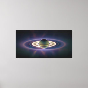 Sonnenfinsternis von Saturn von Cassini Leinwanddruck