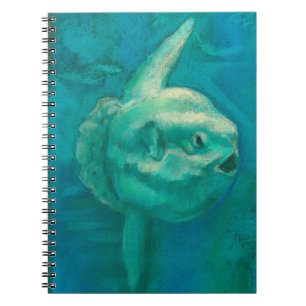 Sonnenfische, Mondfische, Unterwassertiere Art Notizblock