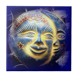 Sonnenfläche/ Moorfläche dunkelblaue Kachel