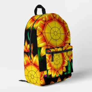 Sonnenflare-Sonnenblumen Bedruckter Rucksack