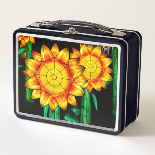 Sonnenflare Sonnenblumen Metall Brotdose