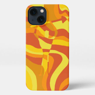 Sonnenflare Waves Abstrakt iPhone Case Hülle