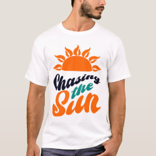 Sonnengarten Auf der Jagd nach der Sonne Retro-Som T-Shirt
