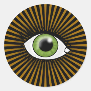 Sonnengauge Runder Aufkleber