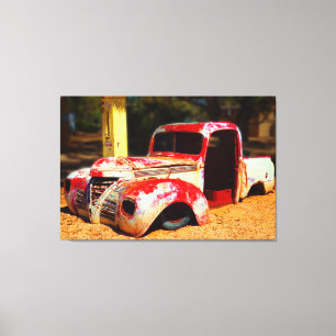 SONNENGEBACKT PICKUP 32x48 Leinwanddruck