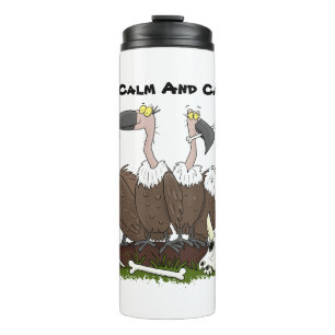 Sonnengeier Spaß Cartoon Thermosbecher