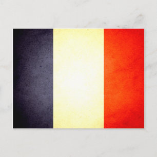 Sonnengeküsste Frankreich-Flagge Postkarte