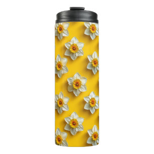Sonnengelbe Osterglocken 🌼✨ Frische Frühlingsblum Thermosbecher