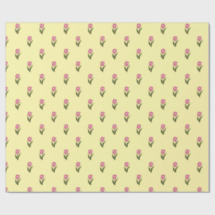 Sonnengelbes Blumenverpackungspapier   Elegante Bo Geschenkpapier