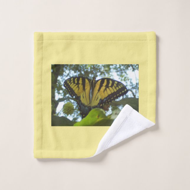 Sonnengelbes Monarch Waschlappen (Waschlappen)