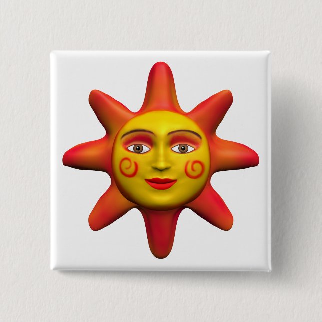SonnenGesicht Button (Vorderseite)