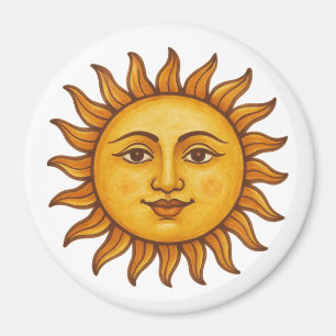 SonnenGesicht Magnet