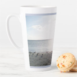 Sonnenglanz am Strand Milchtasse