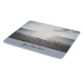 Sonnenglanz am Strand Schneidebrett