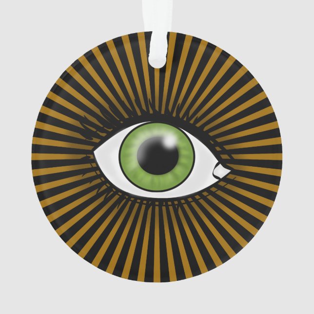 Sonnengrünes Auge Ornament (Rückseite)