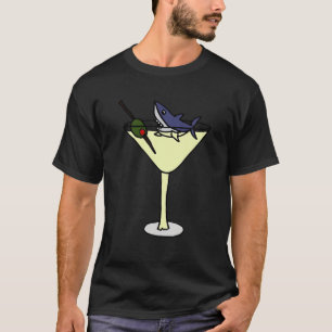 Sonnenhai in Martini Glass T Shirt