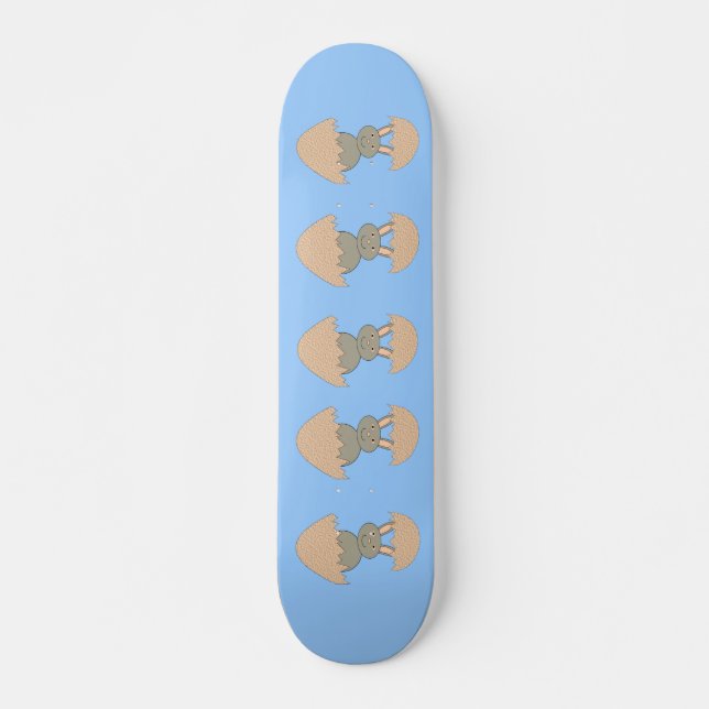 Sonnenhetze aus eisweitem Skateboard (Vorne)