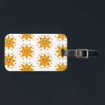 Sonnenhitze und Niedliches Muster Gepäckanhänger<br><div class="desc">Niedliches Muster mit farbenprächtigem Design,  handgefertigt von mir! Bearbeiten Sie es,  um Ihren Namen oder Ihre Initialen hinzuzufügen. Hoffe,  dass es dir gefällt! Karo mehr von meinen Mustern und Gegenständen in meinem Shop. Ich habe passende Shirts,  Sticker,  Karten,  Zeitschriften und Notizbücher für das perfekte Geschenk.</div>