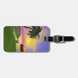 Sonneninsel Beach Urlaub Gepäckanhänger