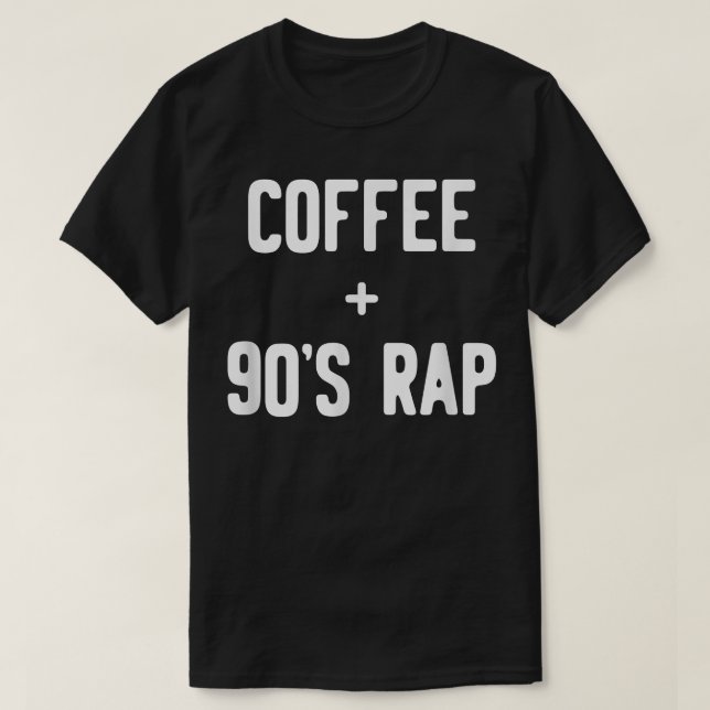 Sonnenkaffee + 90er Rap T-Shirt (Design vorne)
