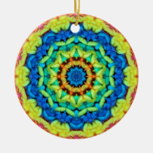 Sonnenkaleidoskop Keramikornament