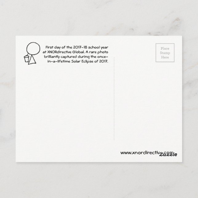 Sonnenkollektion 2017 Postkarte (Rückseite)