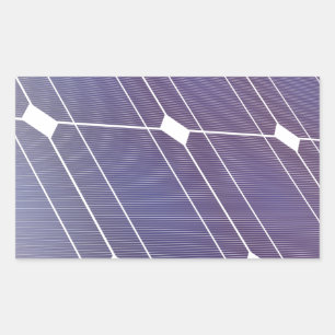 Sonnenkollektor Rechteckiger Aufkleber