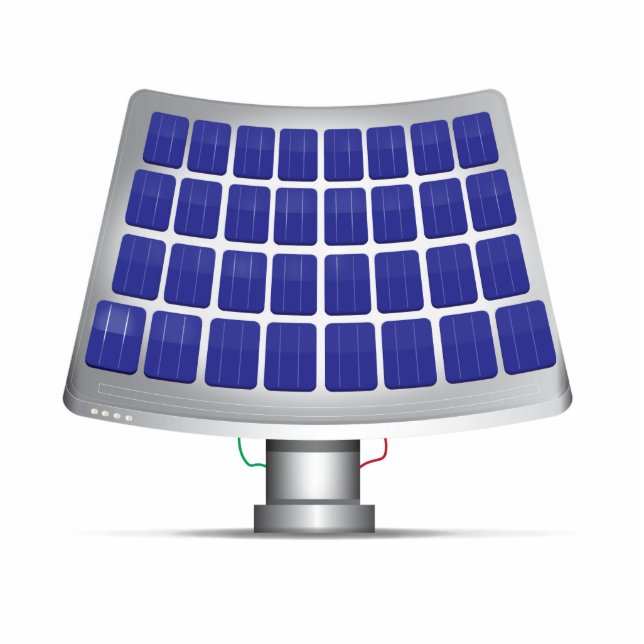 Sonnenkollektoren. Fotoskulptur Magnet (Vorne)