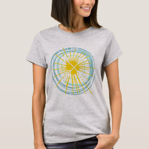 Sonnenkopfhörer und überkreuzte Pfeile T-Shirt