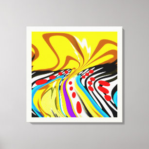 Sonnenkunst im Sommer Leinwanddruck