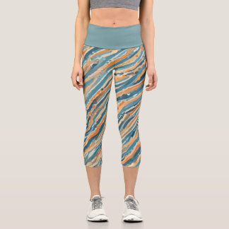 Sonnenküss Wasserfarben Capri Leggings
