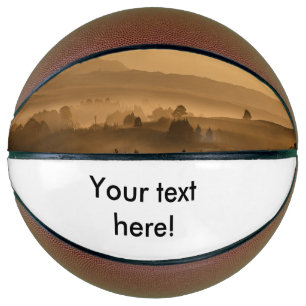 Sonnenlandschaft Basketball