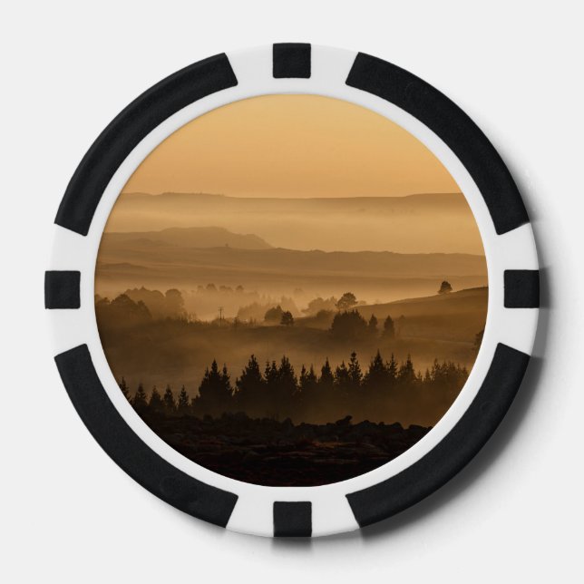 Sonnenlandschaft Pokerchips (Vorderseite)