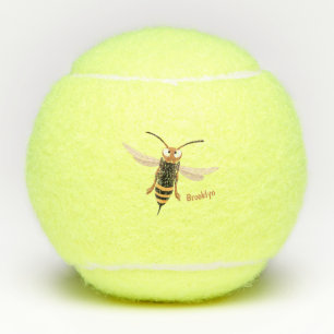 Sonnenlich wütende Hornet Wespe Cartoon Illustrati Tennisbälle