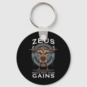 Sonnenliche Bodybuilding Muskel Spaß Griechen Gott Schlüsselanhänger