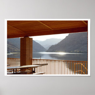 Sonnenlicht auf dem Colorado River Poster