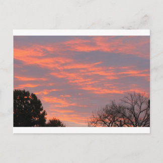 Sonnenlicht auf Wolken, Ohio Postkarte