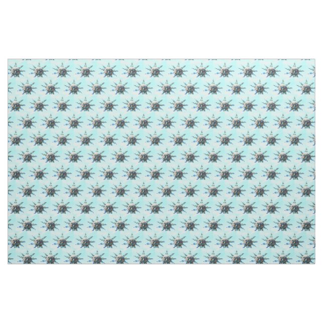 Sonnenlicht blau stoff (Yard (91,4 cm))