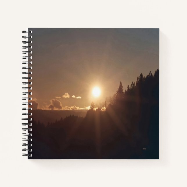 Sonnenlicht brennen...... notizbuch (Vorderseite)