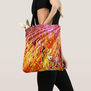 Sonnenlicht durch Flammen....... Tasche