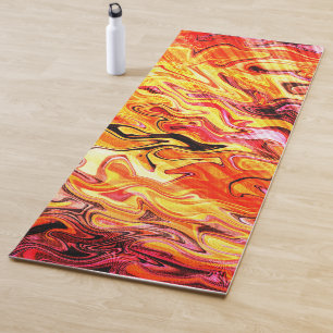 Sonnenlicht durch Flammen...... Yogamatte