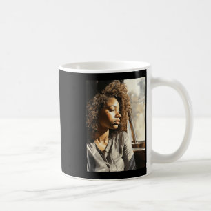 Sonnenlicht - Eine schwarze Frau stürmt aus Kaffeetasse