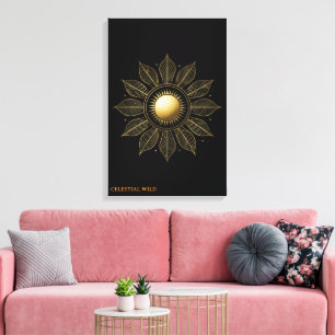 Sonnenlicht Erbe Lorbeer Fine Art Leinwand