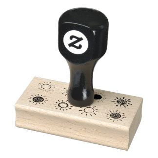 Sonnenlicht Gummistempel